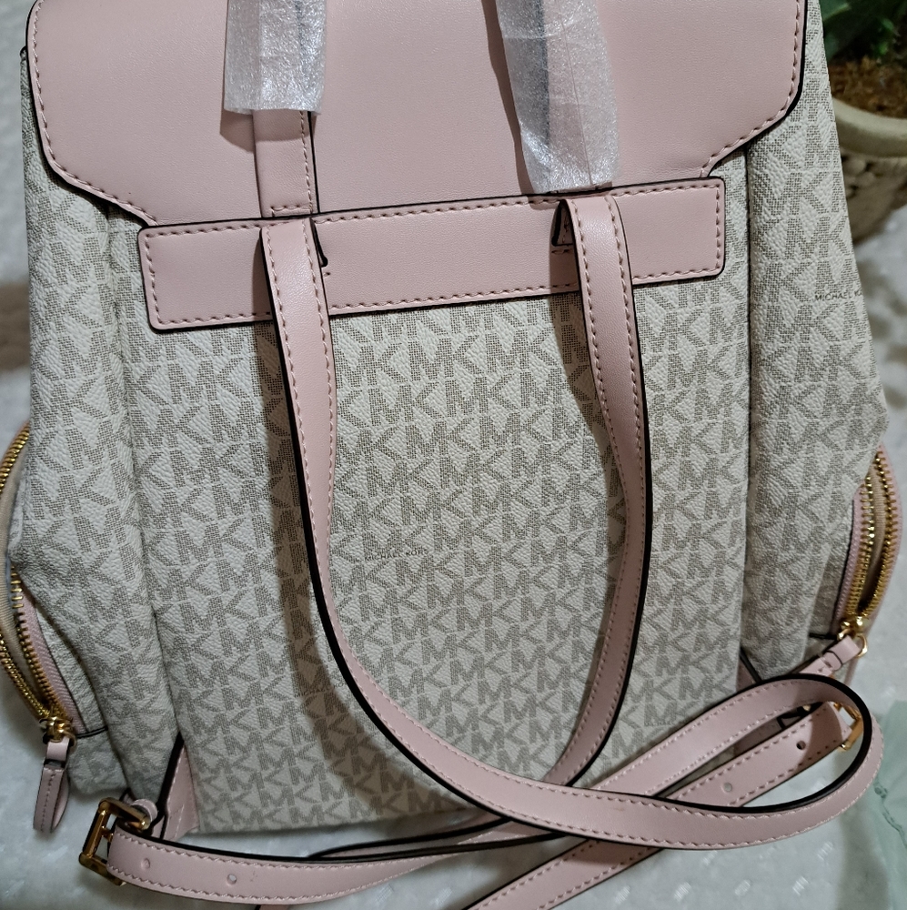 Michael Kors  Women backpack   crema New - Picture 7 of 12